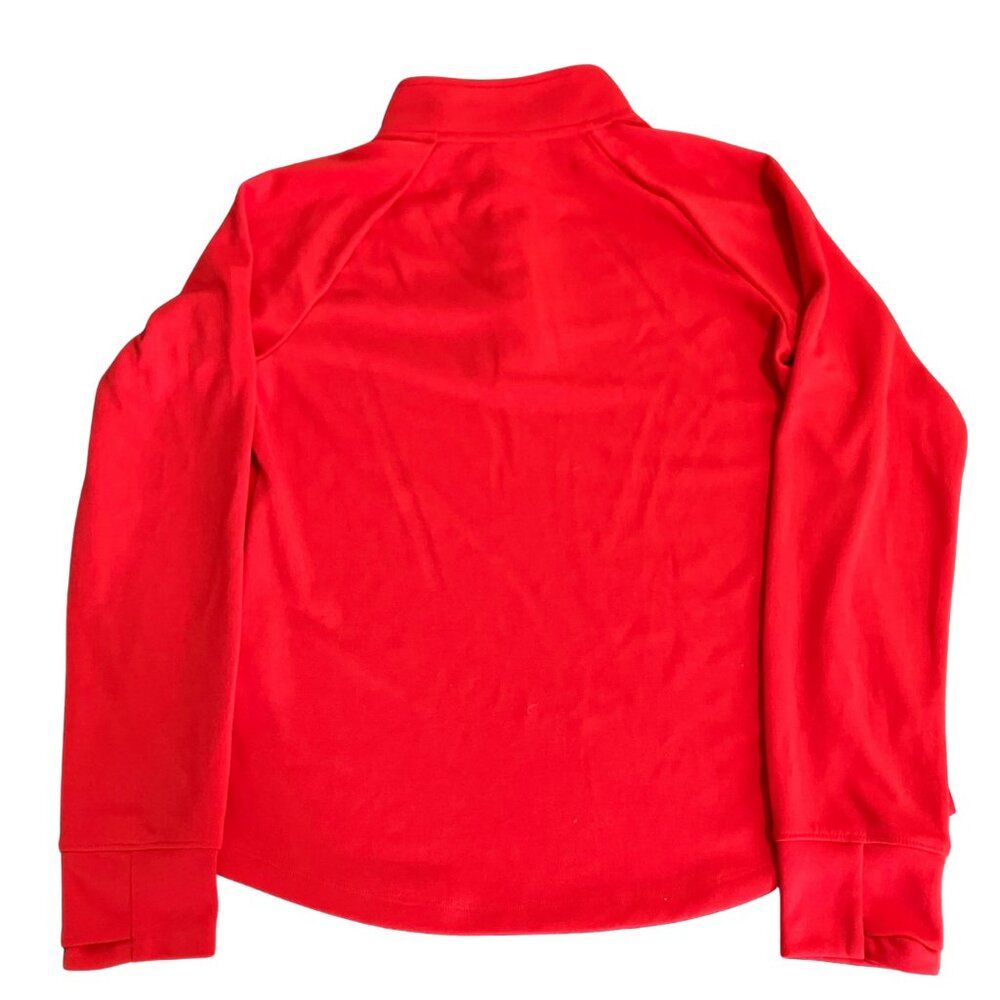 Under Armour Ole Miss Rebels Red Quarter-Zip Sweatshirt Women's M