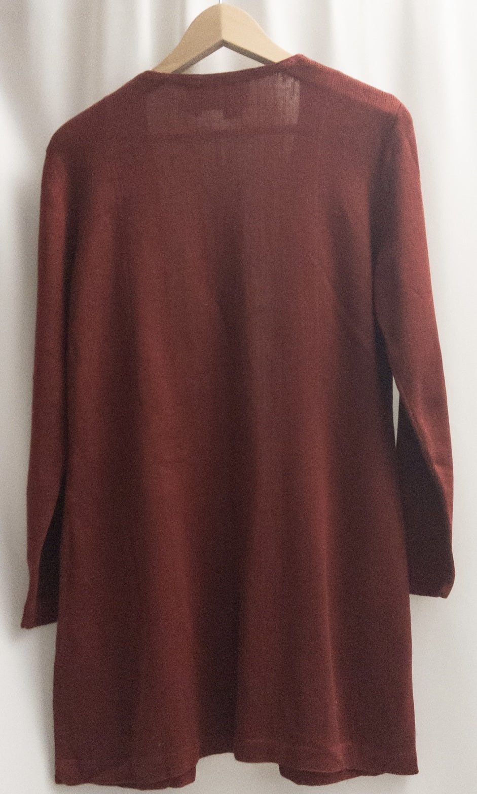Peruvian Connection Burgundy / brick red 100% Pima Cotton three-piece | Sz M