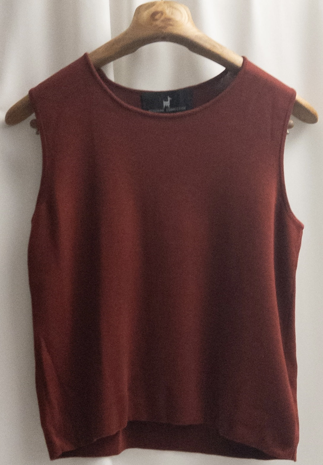 Peruvian Connection Burgundy / brick red 100% Pima Cotton three-piece | Sz M