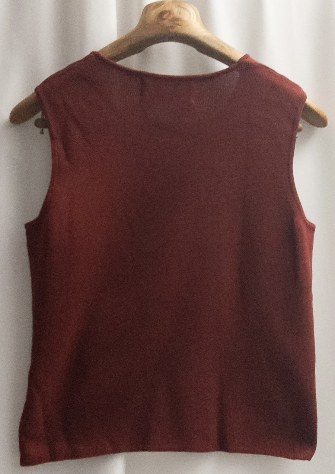 Peruvian Connection Burgundy / brick red 100% Pima Cotton three-piece | Sz M