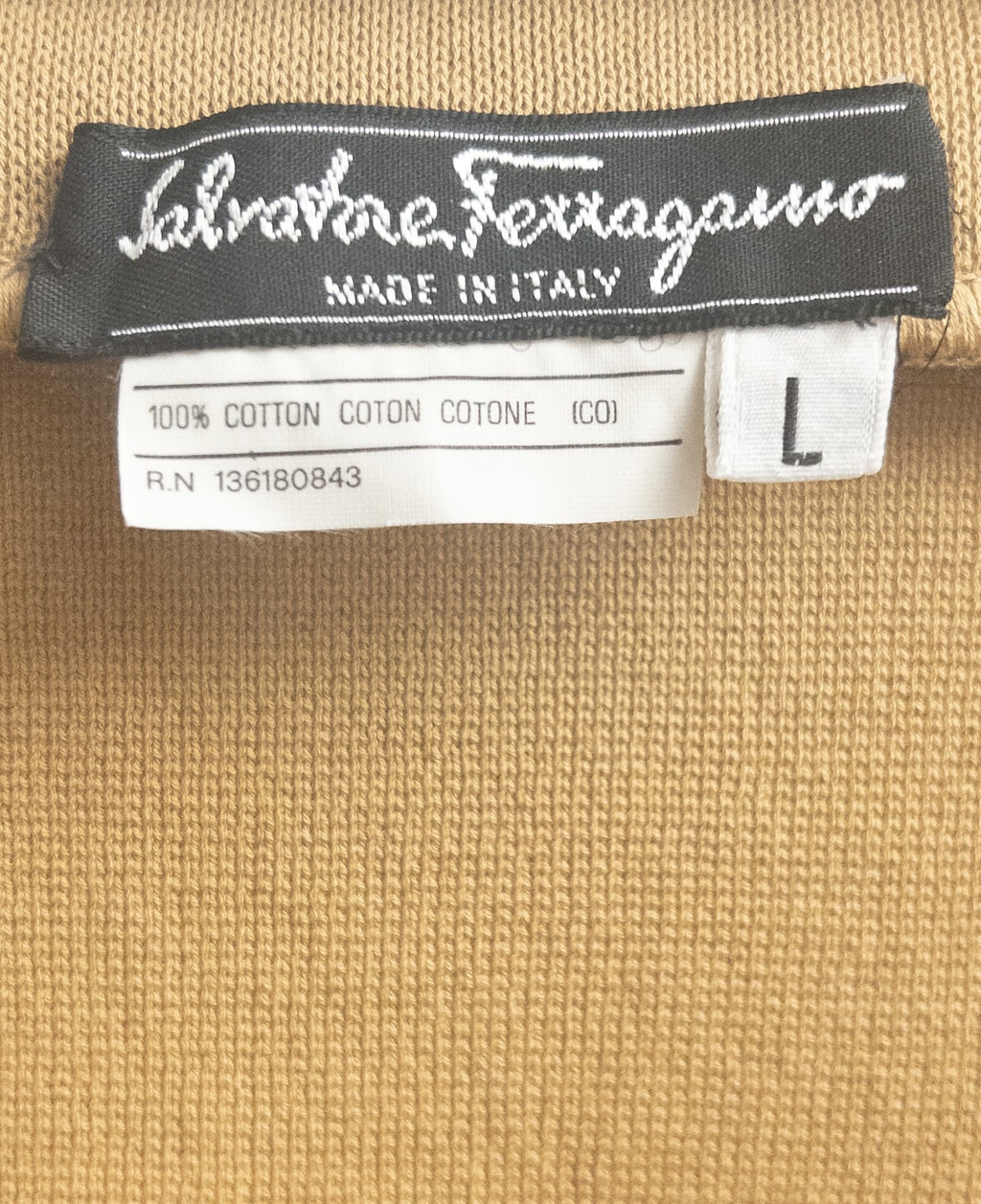 Salvatore Ferragamo - Blouse and skirt set - 100 Cotton - Sz L - Curuva Label Skirt