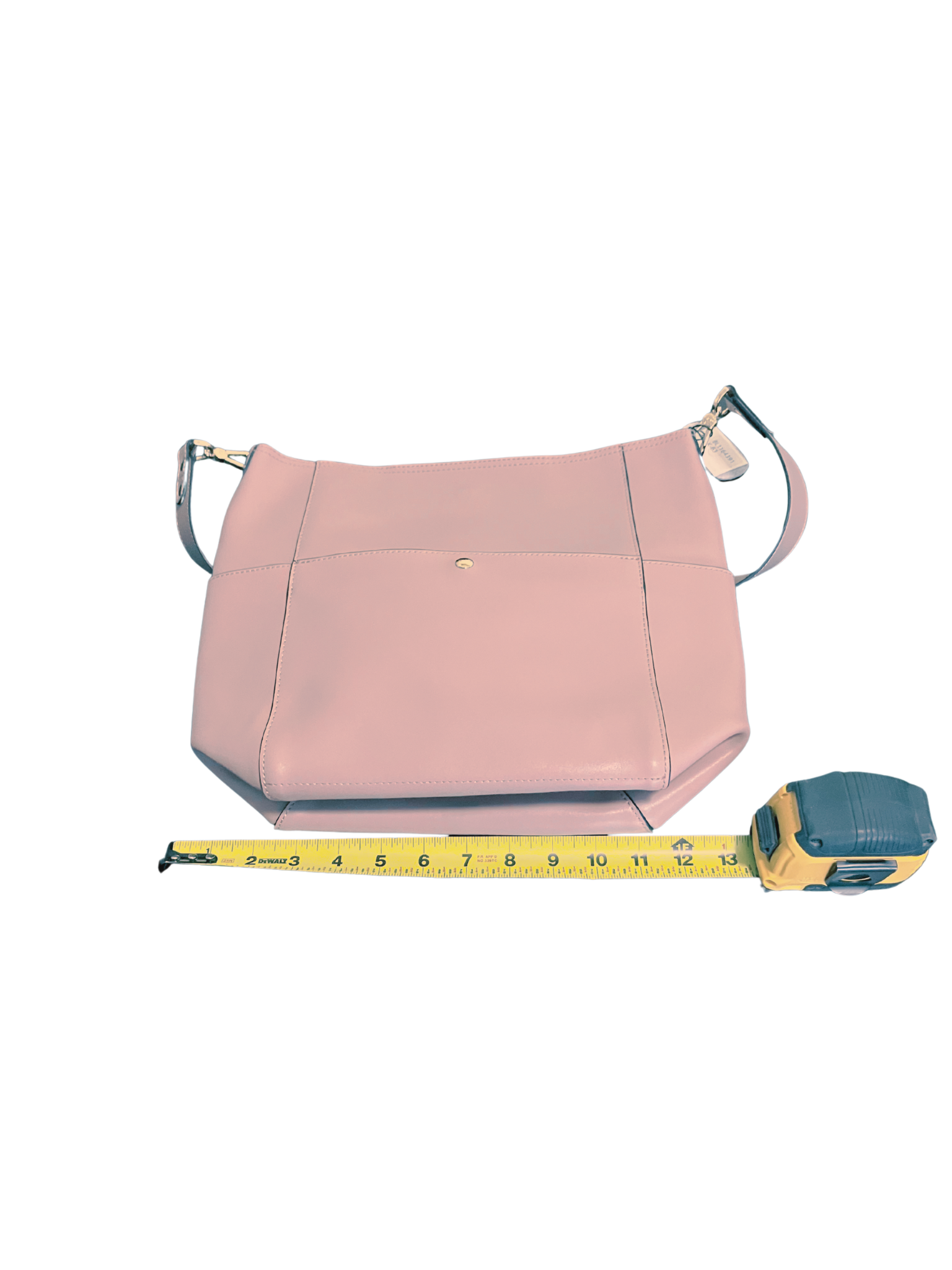 BOSTANTEN Pink Leather Shoulder Bag with Inner Pouch – Crossbody Handbag