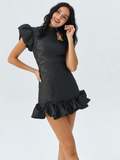 Sister Jane — Dress | London-designed bow jacquard with puff sleeves · Sz M