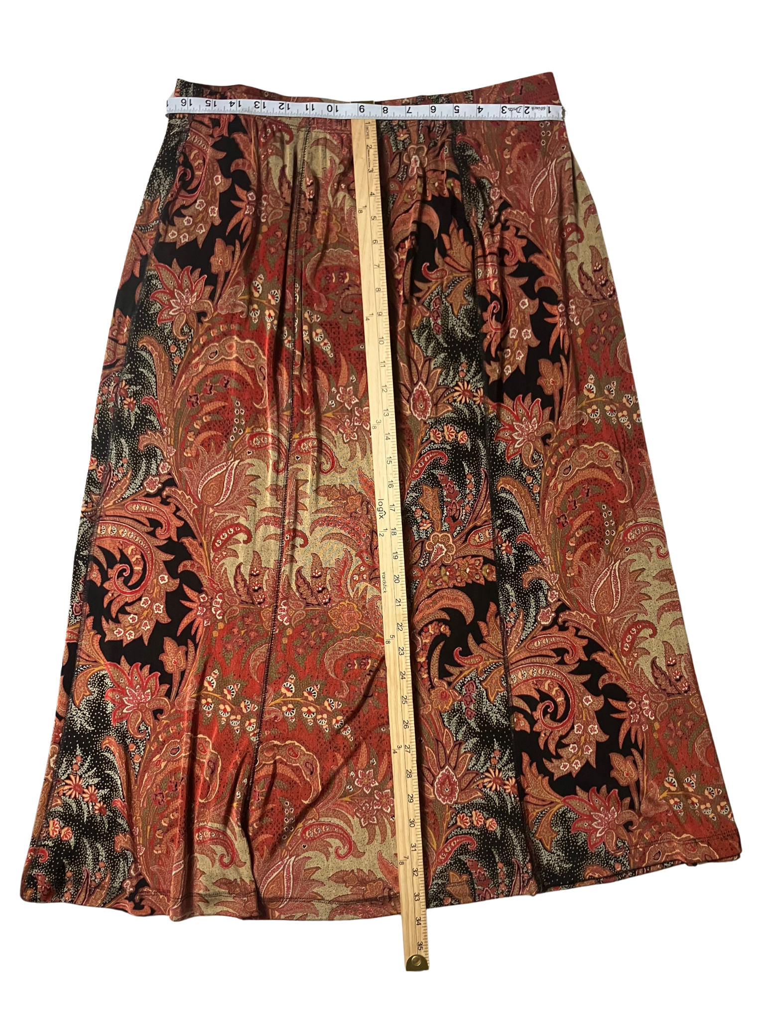 Coldwater Creek — Two-Piece Suit | Tapestry chenille paisley, made in the U.S.A. · Sz XL Petite