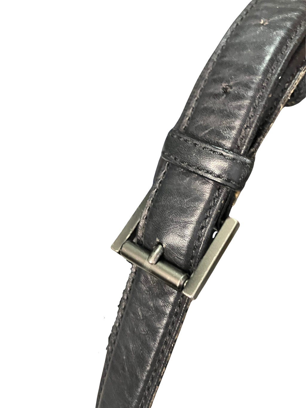 Vintage Coach 1999 Black Crossbody Bag - Y2K Nylon Leather Style 7414