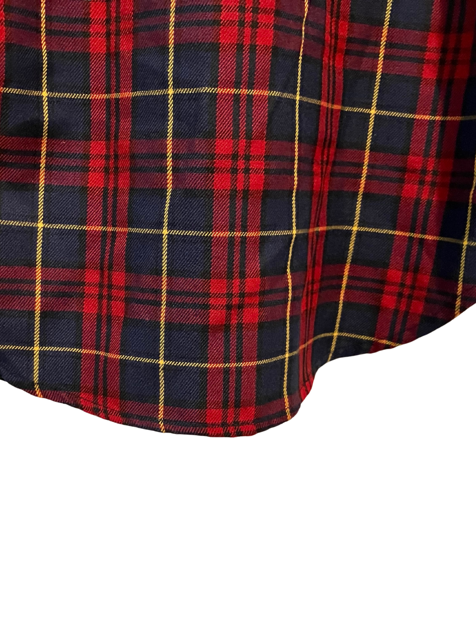 Haute Rogue Embroidered Floral Plaid Button-Up Shirt Size M