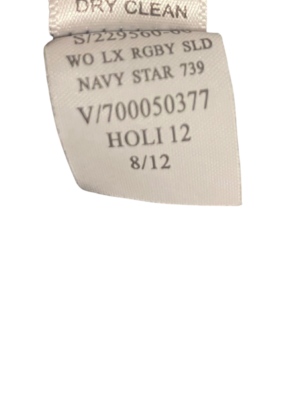 Banana Republic Navy Blue Long Sleeve Polo Shirt – Size M