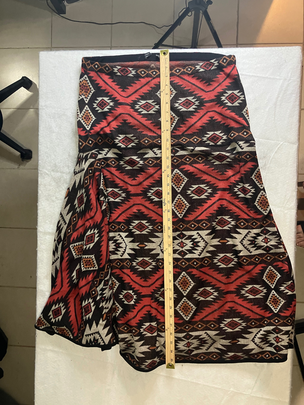 Peruvian Connection Pima Cotton Poncho Andean Geometric  Size XL