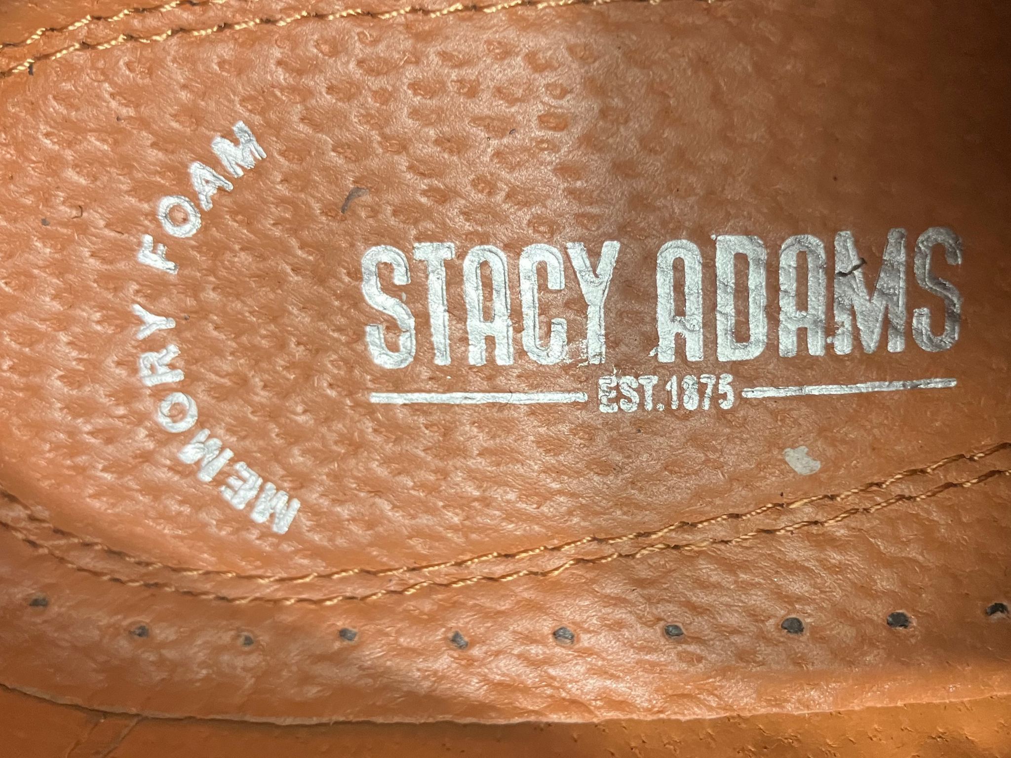 Stacy Adams — Two-Tone Monk Strap Shoes | Brogue detail · Sz 7.5