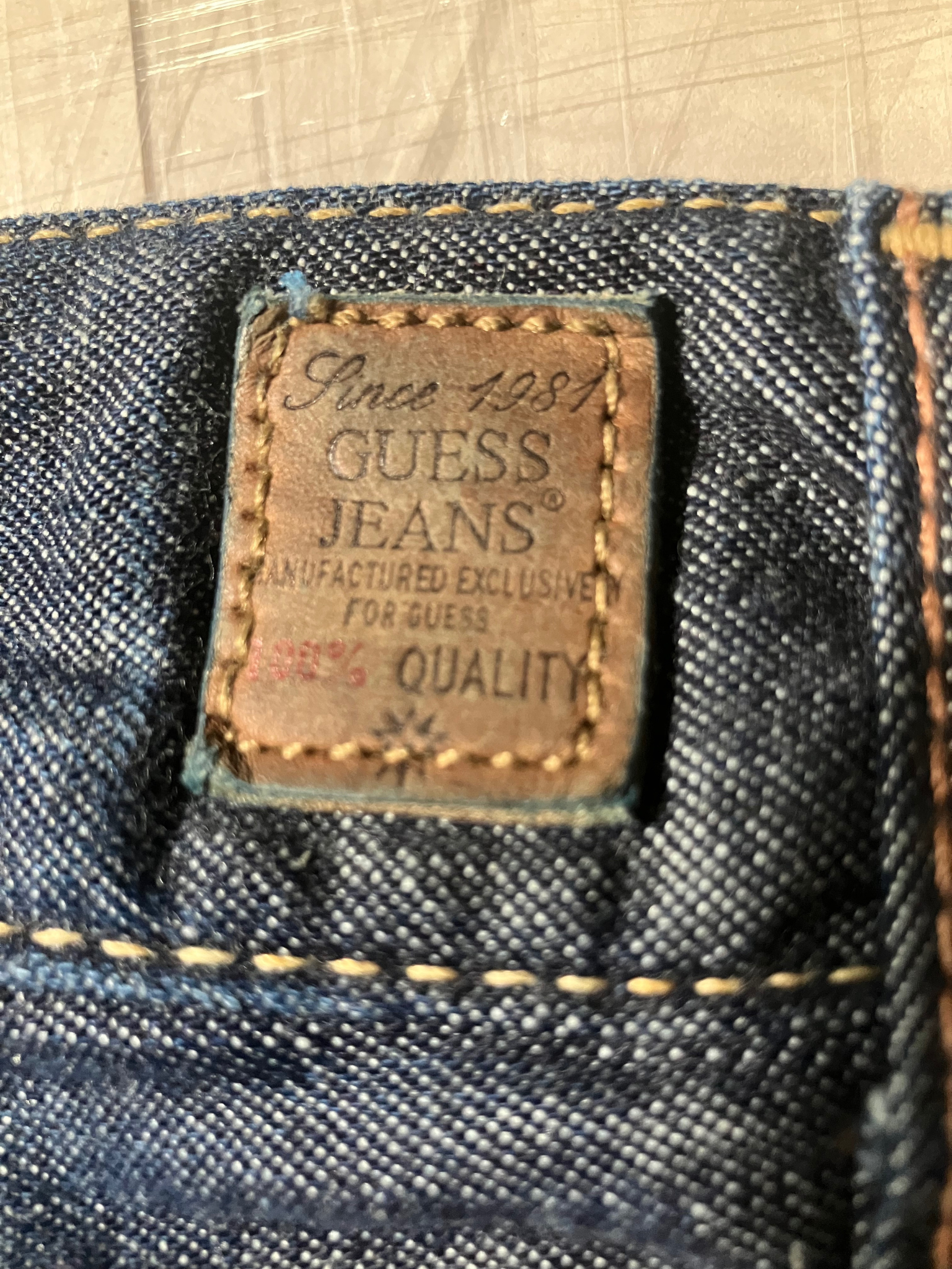 Guess Jeans — Denim Jeans | Limited edition 62, suspenders included · Sz 29