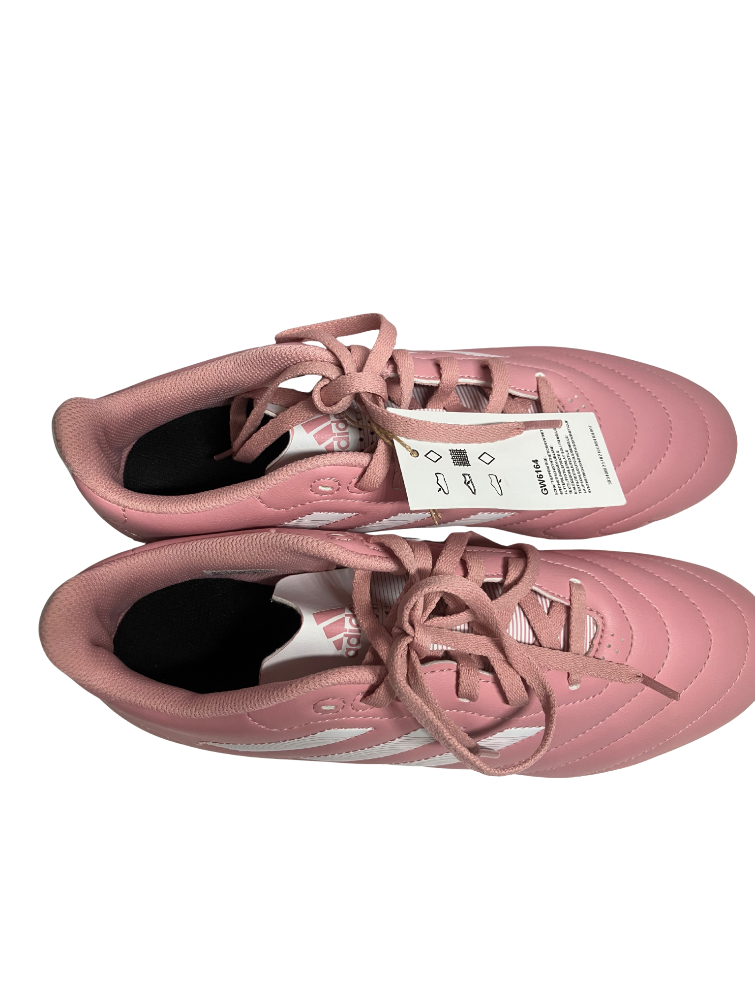 Adidas Goletto VIII FG Pink & White Women’s Soccer Cleats | Size 8.5