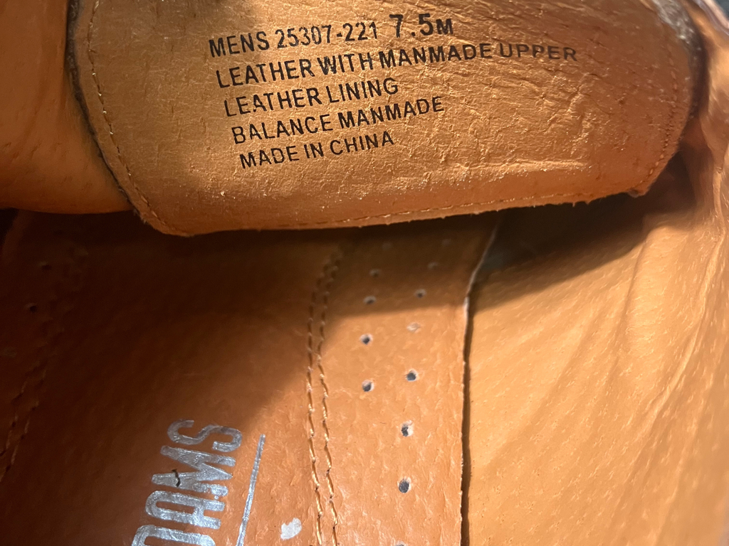 Stacy Adams — Two-Tone Monk Strap Shoes | Brogue detail · Sz 7.5