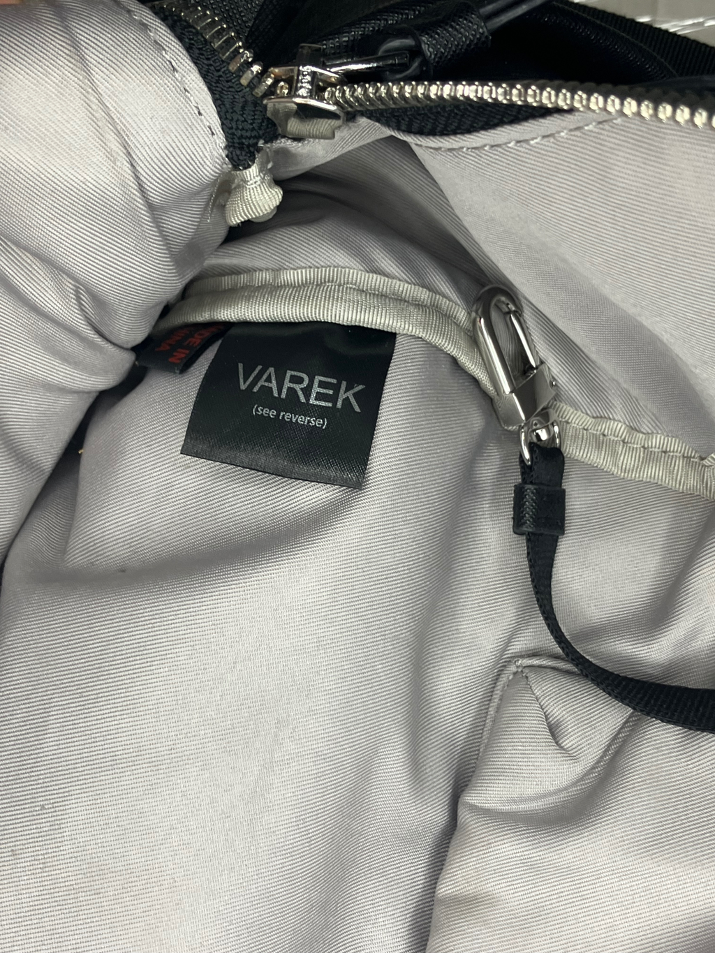 TUMI VAREK Black Leather Backpack - Premium Saffiano Convertible Travel Bag