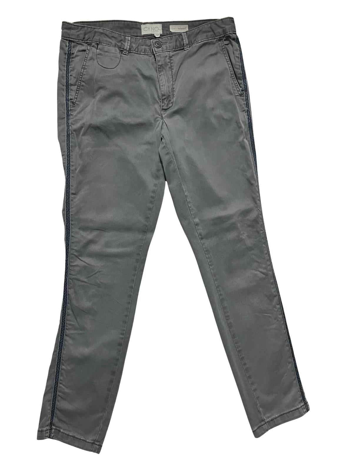 Anthro CHNO Gray Chino Pants Size 30 Relaxed