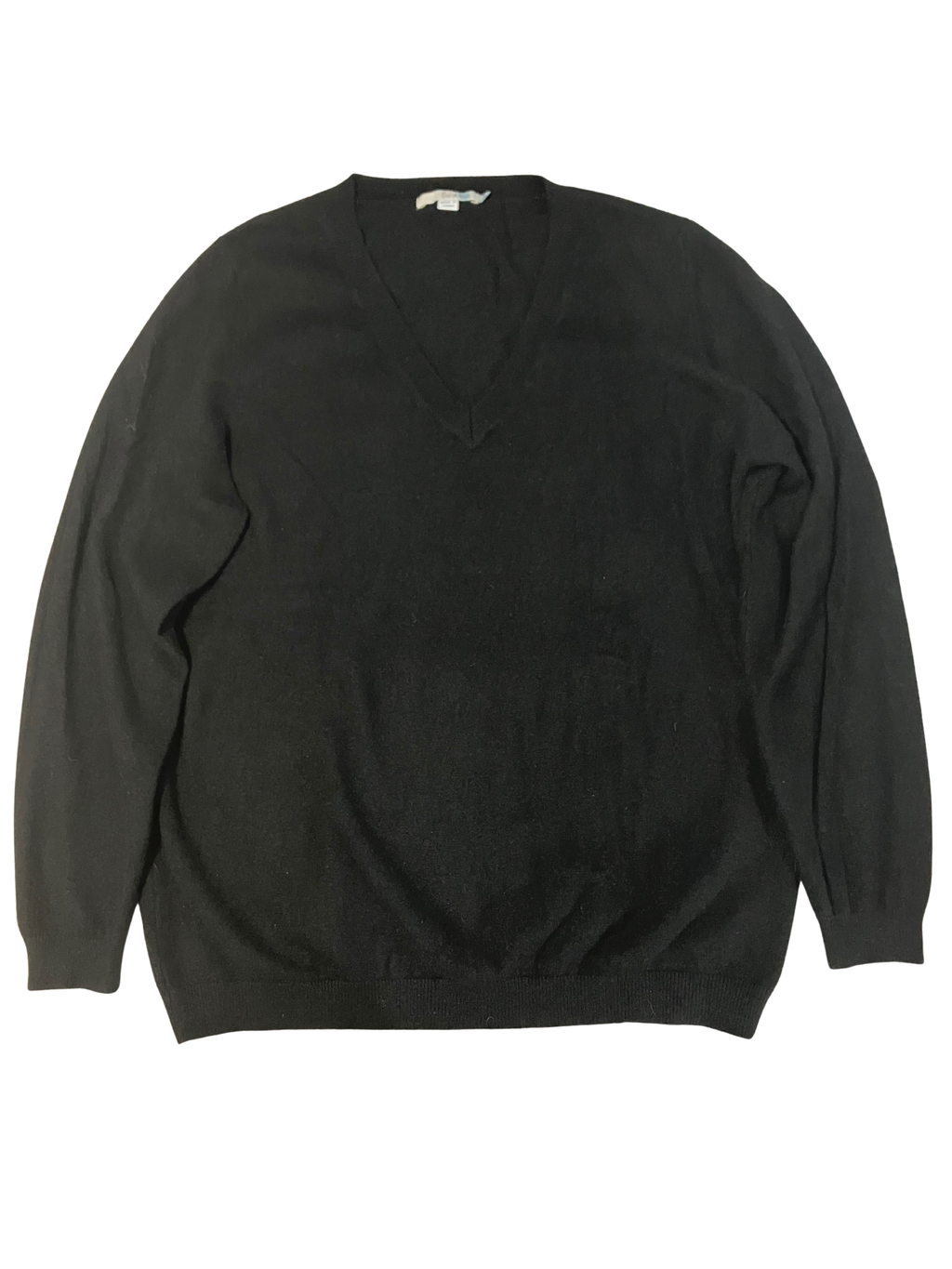 Boden Black V-Neck Cashmere Sweater – 100% Cashmere – Women's