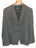 Lafayette 148 New York Blazer Black White Textured Size 16 – Tailored Jacket