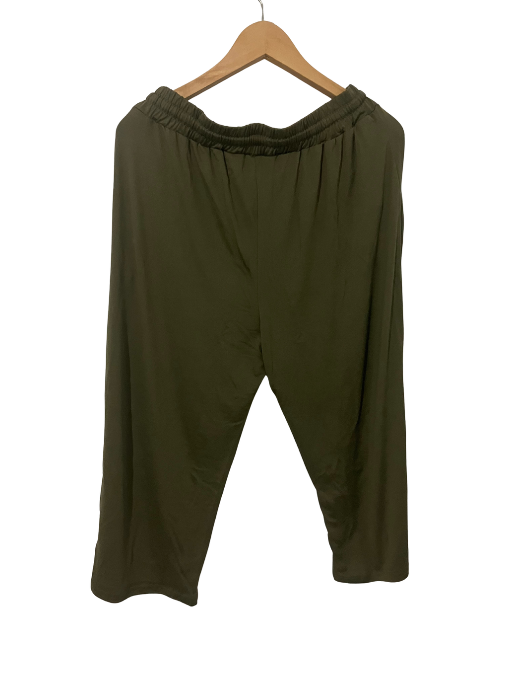 TARSE Women's Jogger Pants XL Olive Green - 90% Polyester 10% Spandex