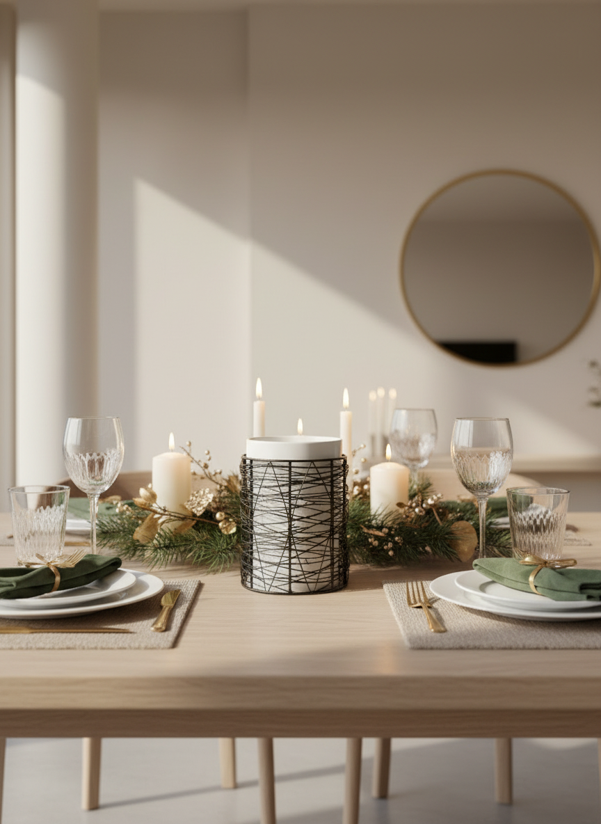 Scentsy Rustic Wire Cage Electric Wax Warmer - White Ceramic - 25W