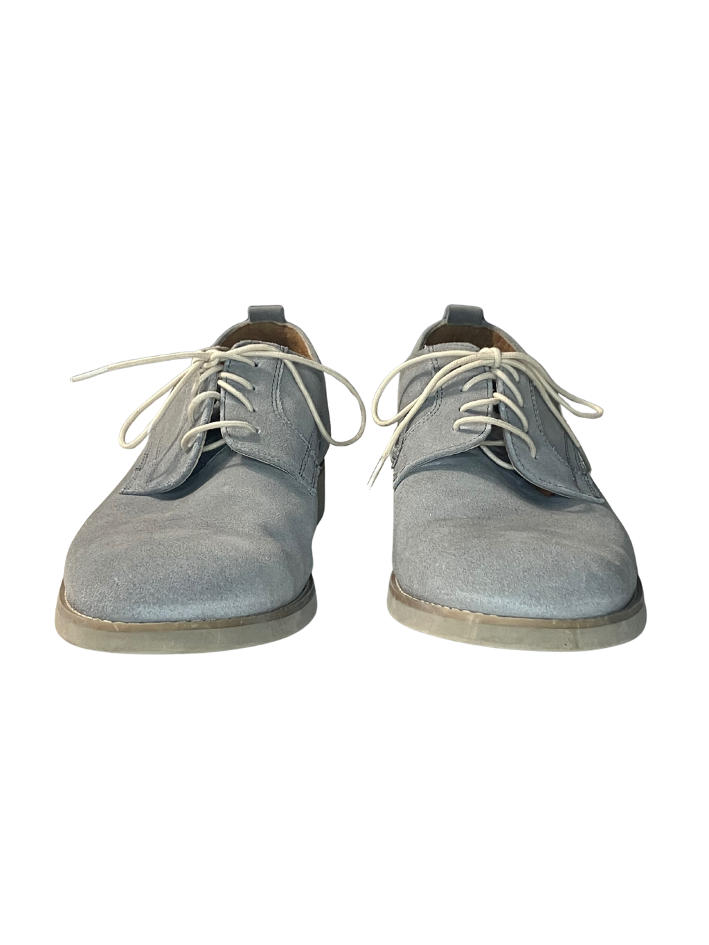 Johnston & Murphy Light Gray Suede Lace-Up Dress Shoes - Size 10M
