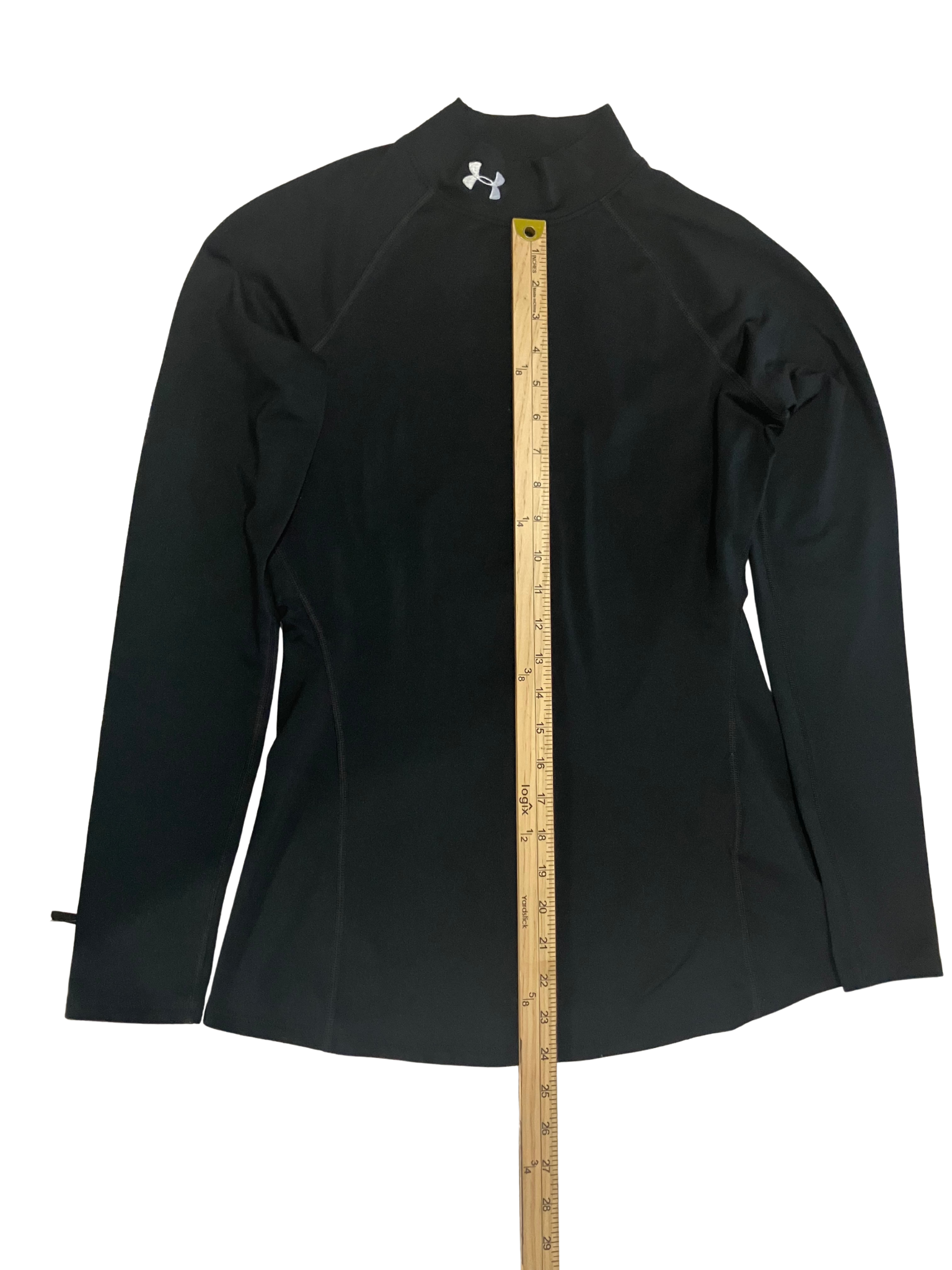 Under Armour ColdGear Black Long Sleeve Mock Neck - Fitted Base Layer