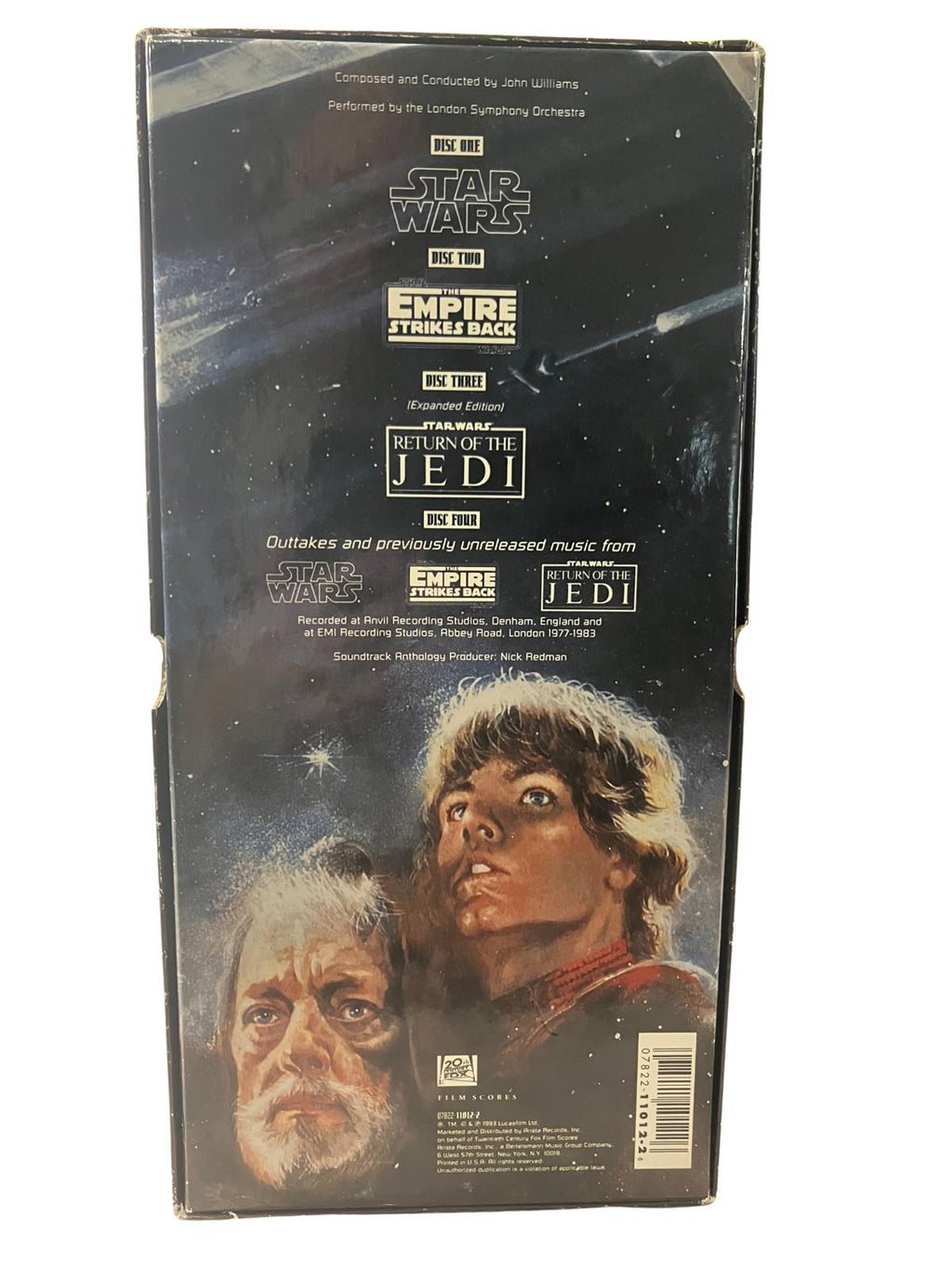 1993 Star Wars Trilogy Soundtrack Anthology 4-CD Box Set