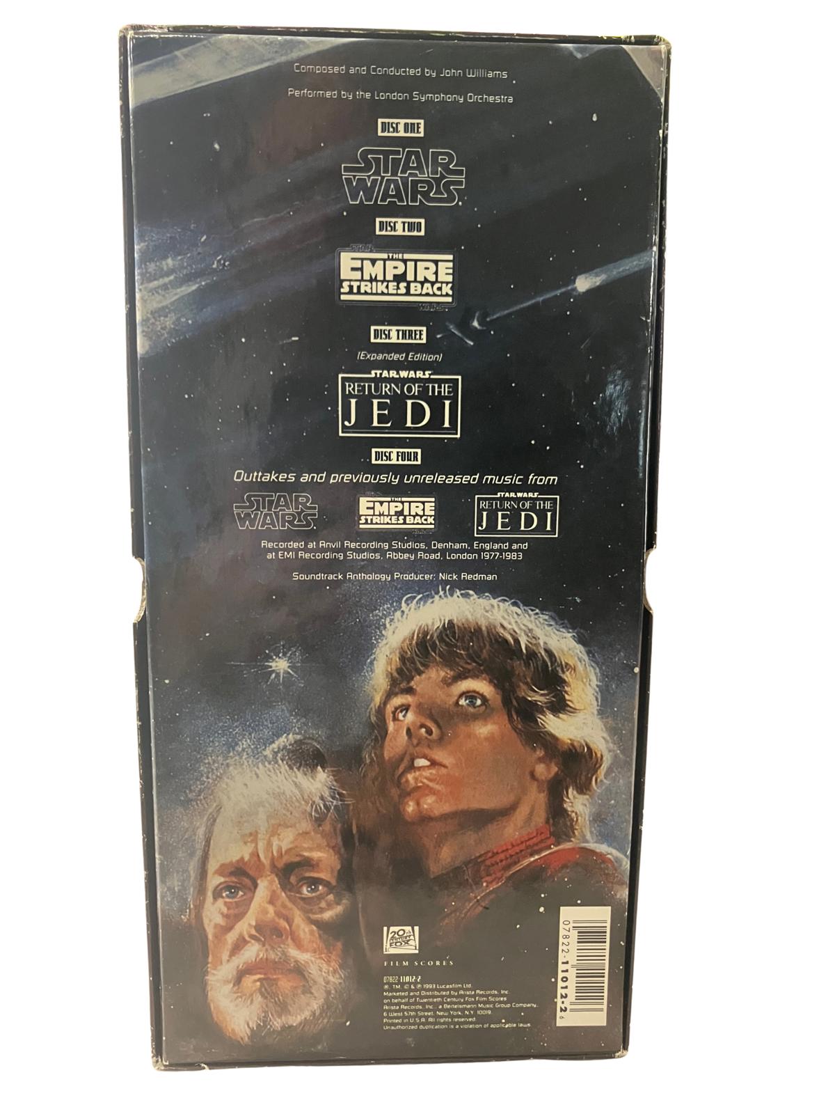 1993 Star Wars Trilogy Soundtrack Anthology 4-CD Box Set