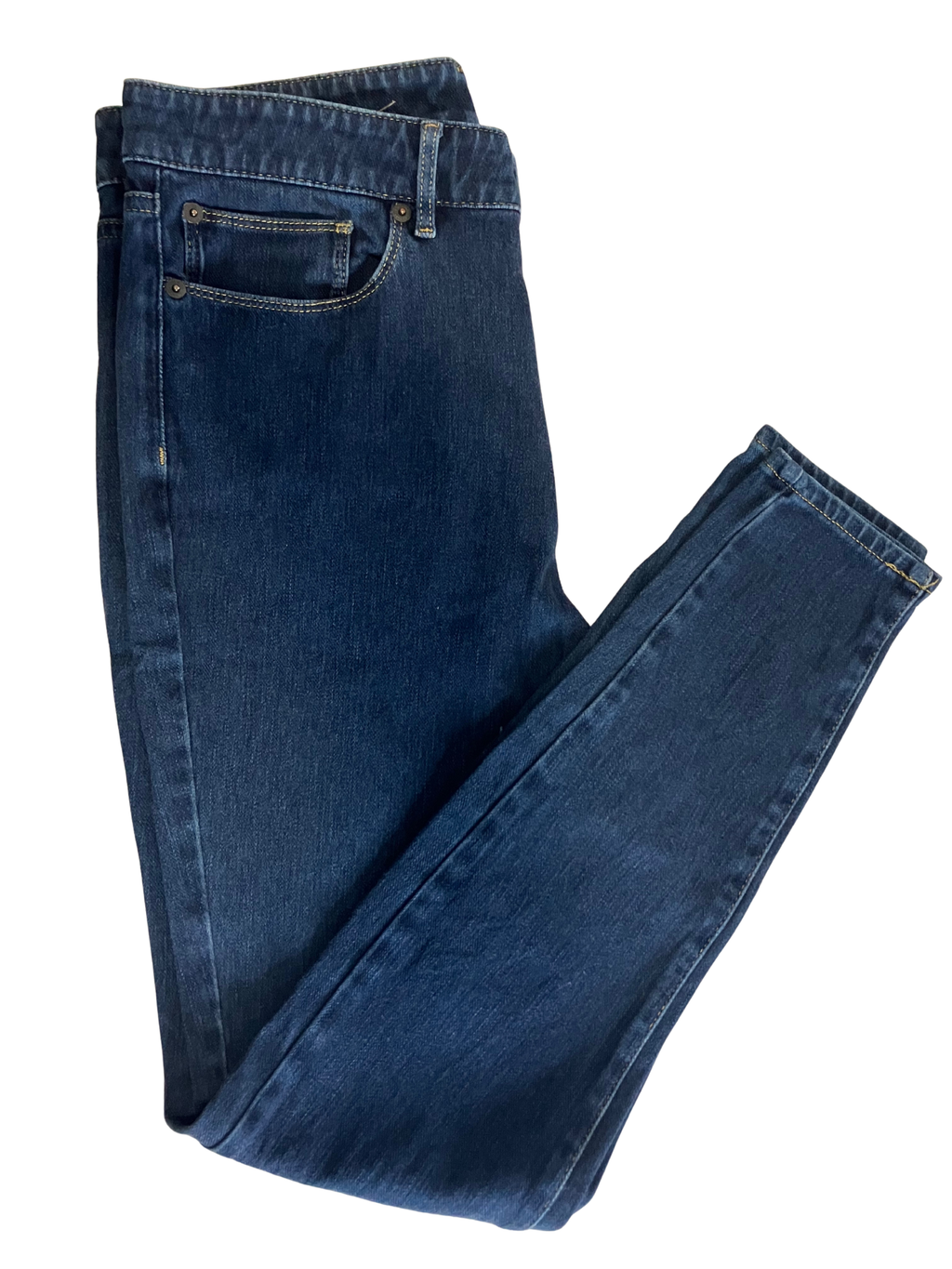 L.L.Bean Classic Fit Straight Leg Jeans Size 10 Regular Stretch Denim Blue