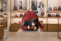 Disney x Loungefly Mickey Mouse Mini Backpack Red Black Vegan Leather Authentic