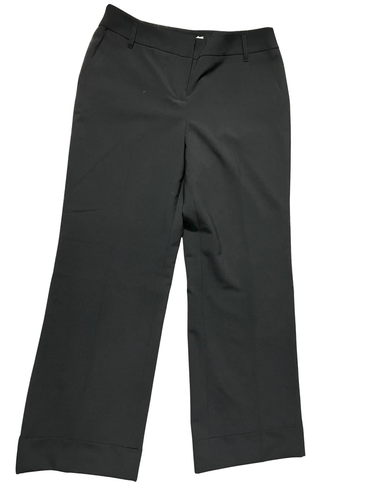 Black Wide Leg Dress Pants for Women Loft Size 8P