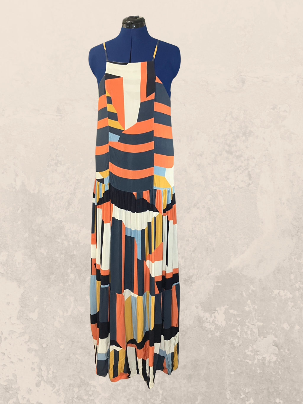 Lenny Niemeyer — Maxi Dress | Geometric print, drop-waist silhouette · Sz OS