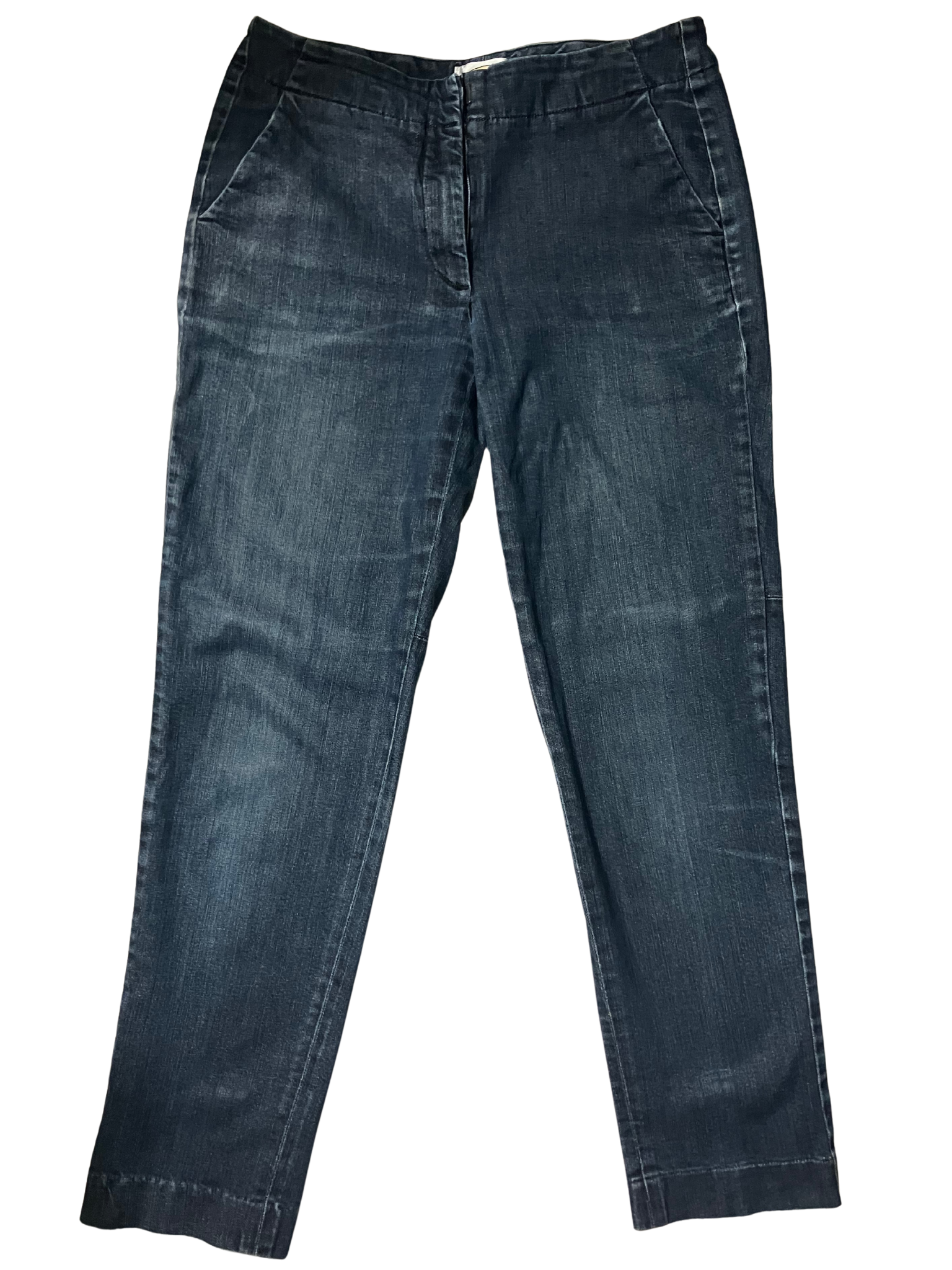 Talbots Straight Leg Jeans Dark Wash Mid-Rise Size 2