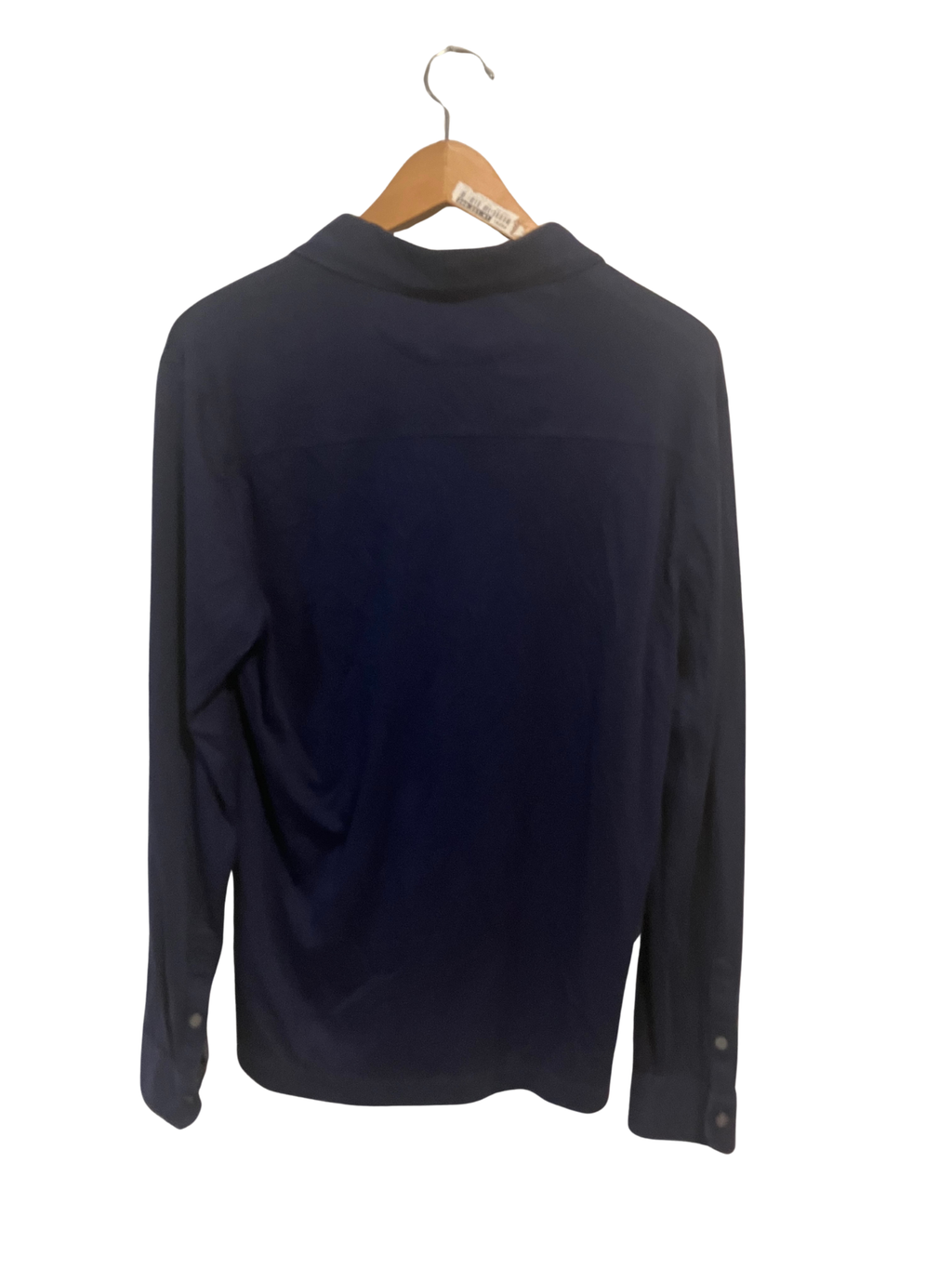 Banana Republic Navy Blue Long Sleeve Polo Shirt – Size M
