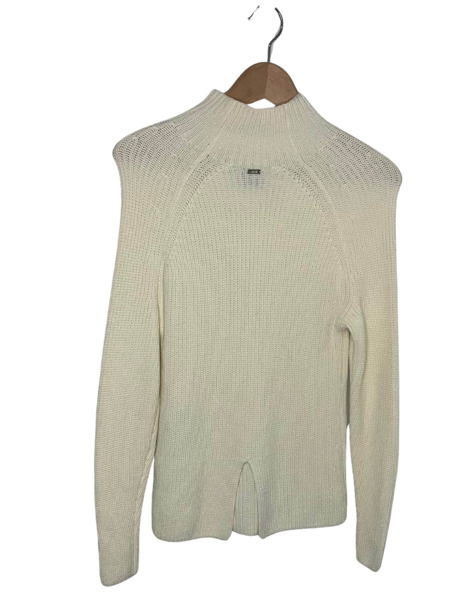 Armani Exchange Cream Knit Mock Neck Sweater xs - Certilogo Authenticated