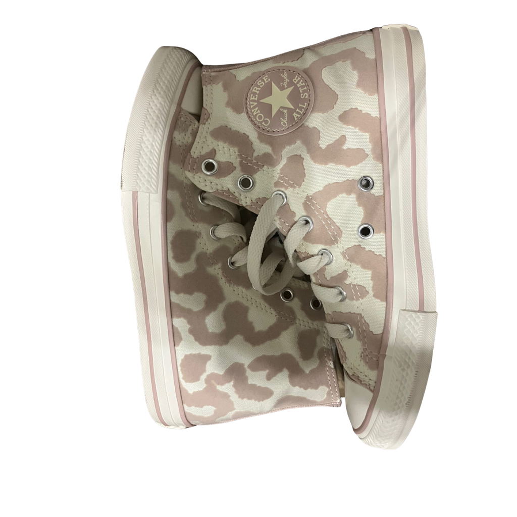 Converse Pink Camouflage High-Top Sneakers - Classic Chuck Taylor Style