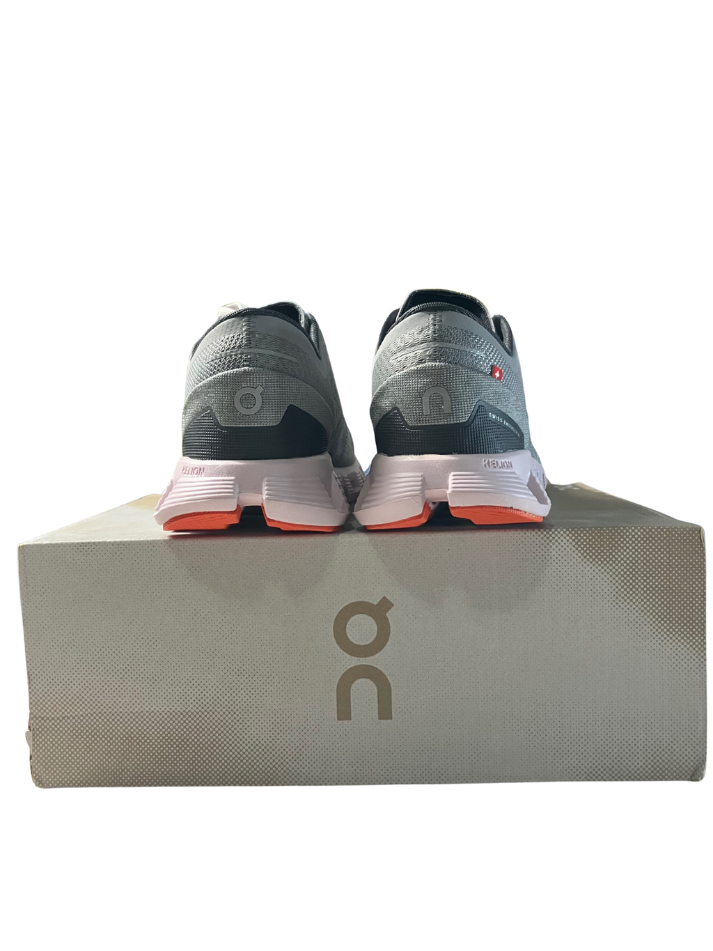 On Running Cloud X Women's Sneakers Gray Orange Size 8 New with Box