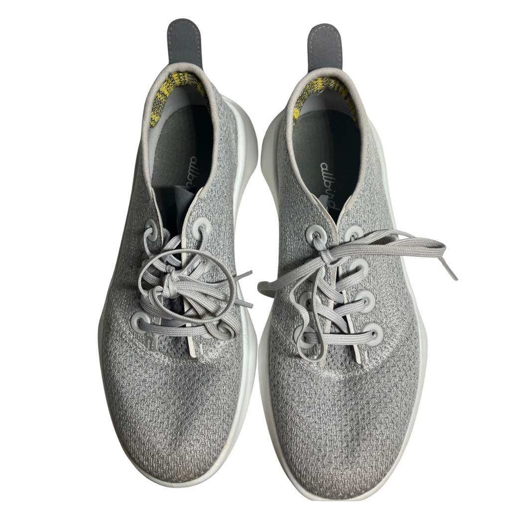ALLBIRDS Women’s Tree Runners Sneakers Light Gray W7 Sustainable Comfort