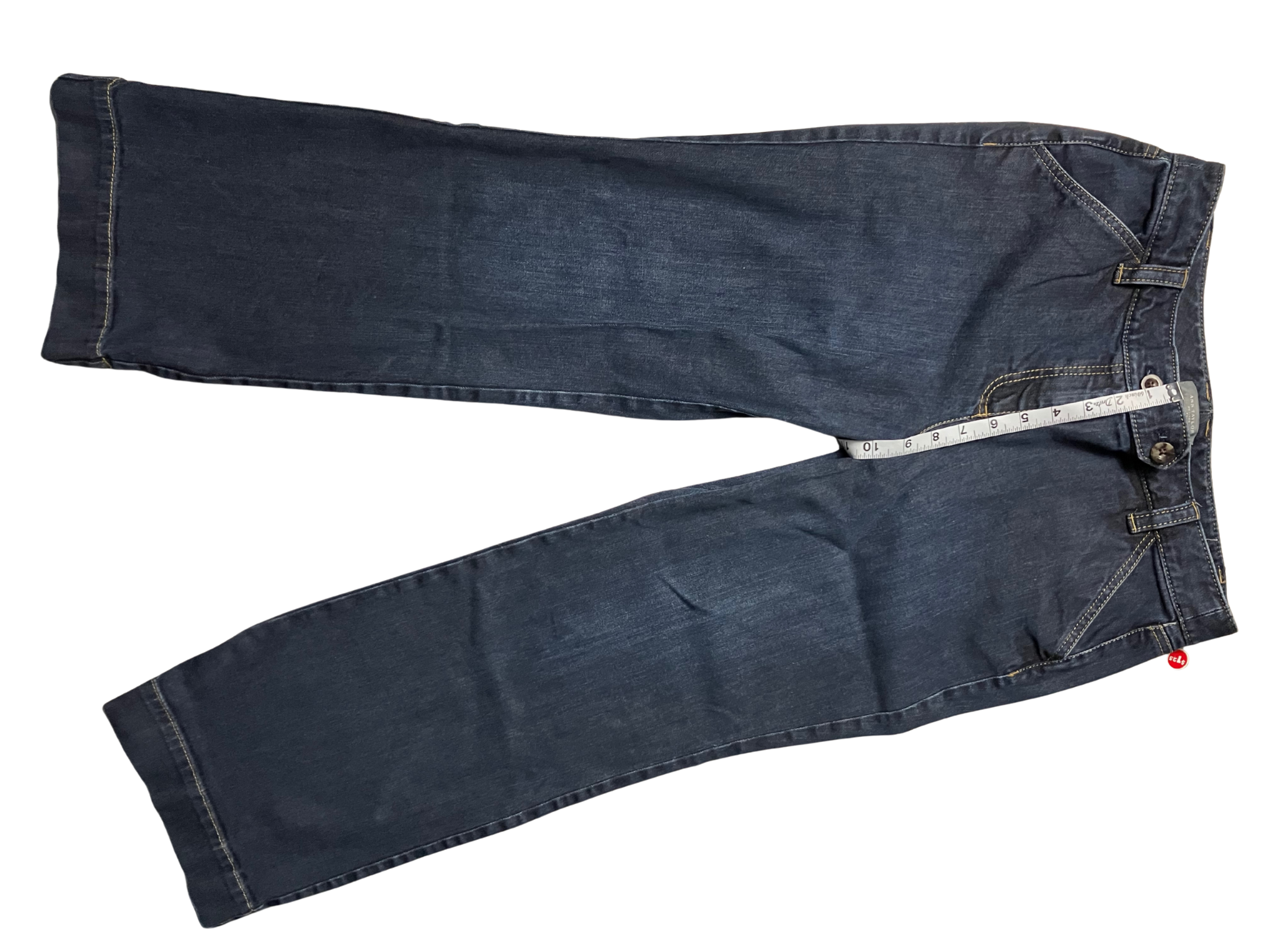 Ann Taylor LOFT Straight Leg Jeans Dark Wash Size 10P Petite