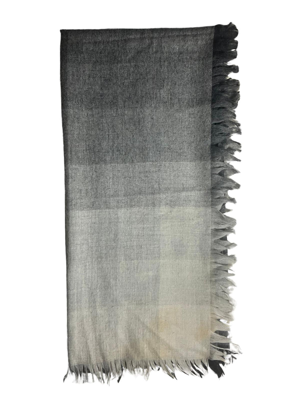 Alpaca Arequipa — Scarf | Peruvian alpaca, charcoal-to-cream ombre · Sz OS
