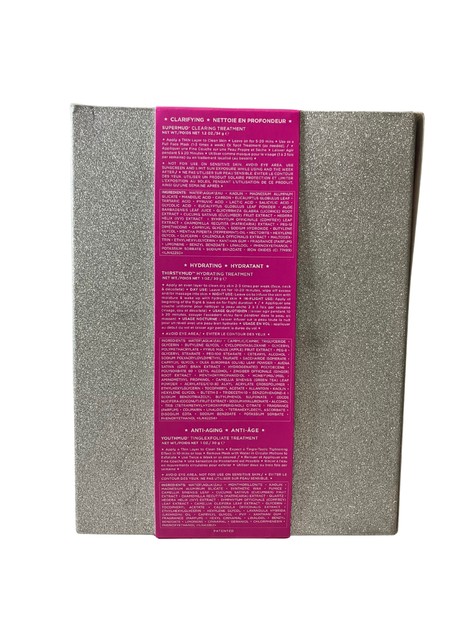 GLAMGLOW Supermud Gift Set – Clarifying, Hydrating & Exfoliating (3-Piece)