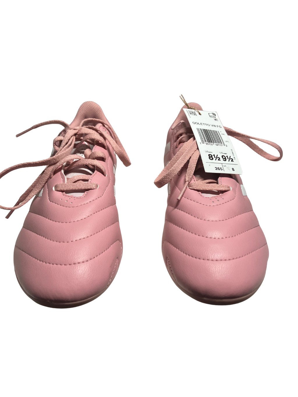 Adidas Goletto VIII FG Pink & White Women’s Soccer Cleats | Size 8.5