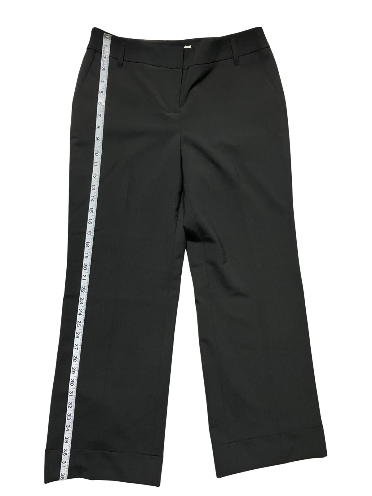 Black Wide Leg Dress Pants for Women Loft Size 8P