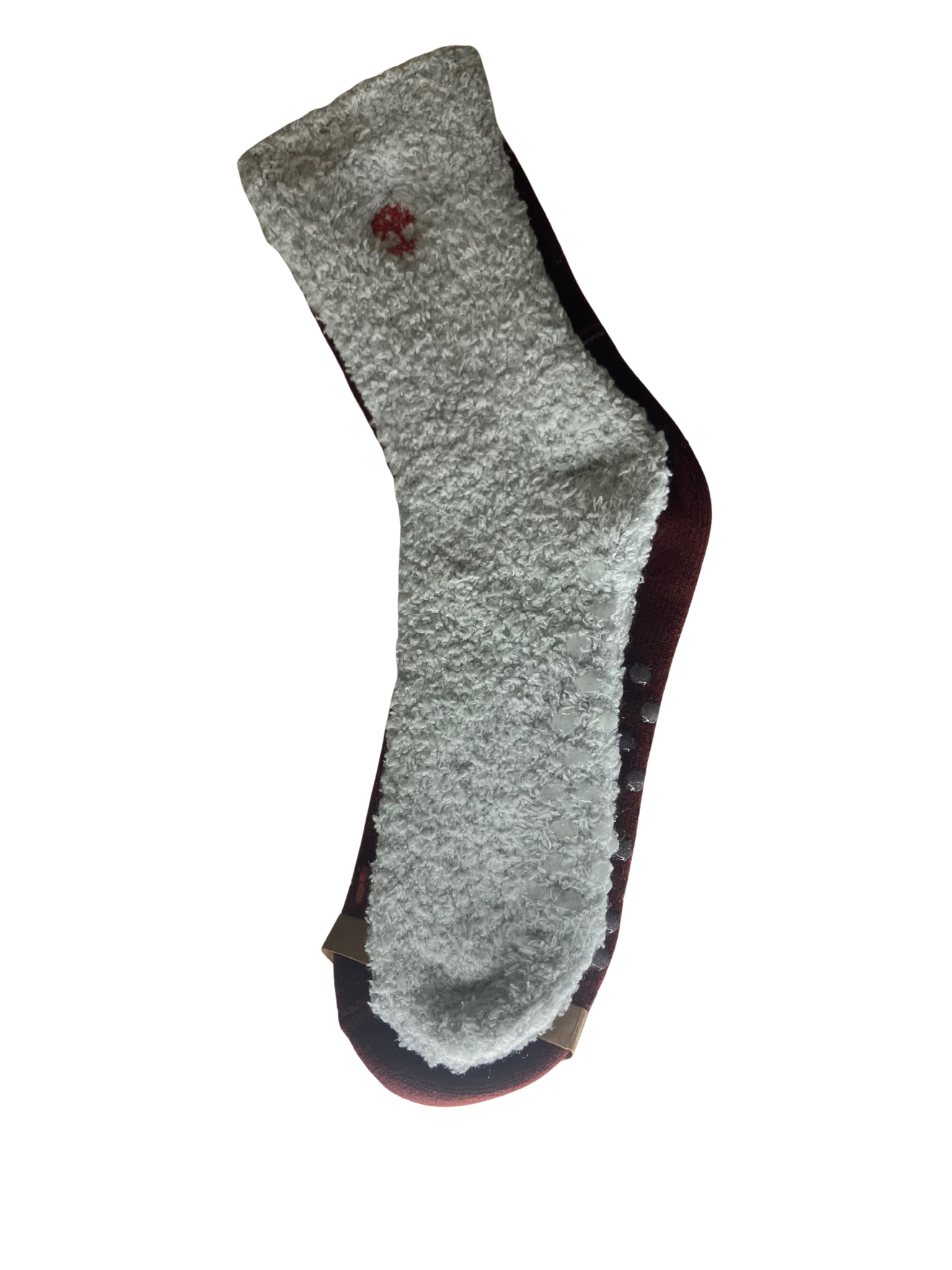Timberland Women's Cabin Socks 2-Pack – Sherpa Fleece Slipper Socks Burgundy