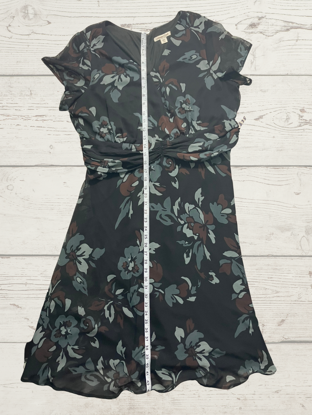 Coldwater Creek — Dress | Floral empire waist, relaxed · Sz W18