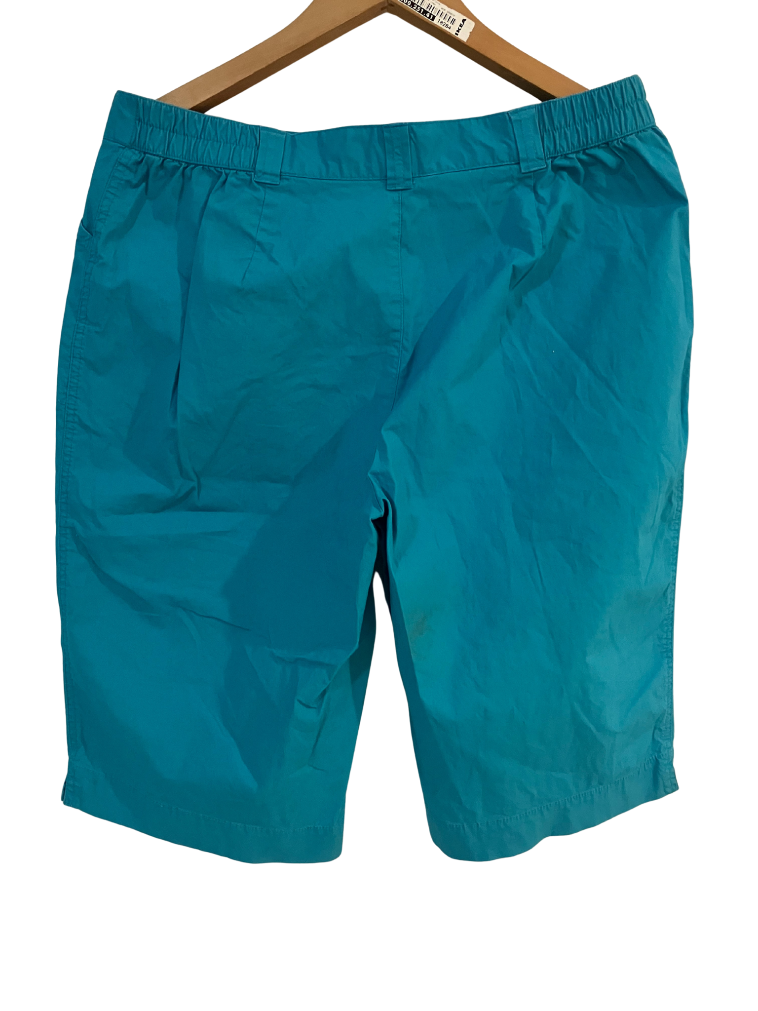 Sag Harbor Turquoise Bermuda Shorts Size 12 - Stretch Cotton Blend