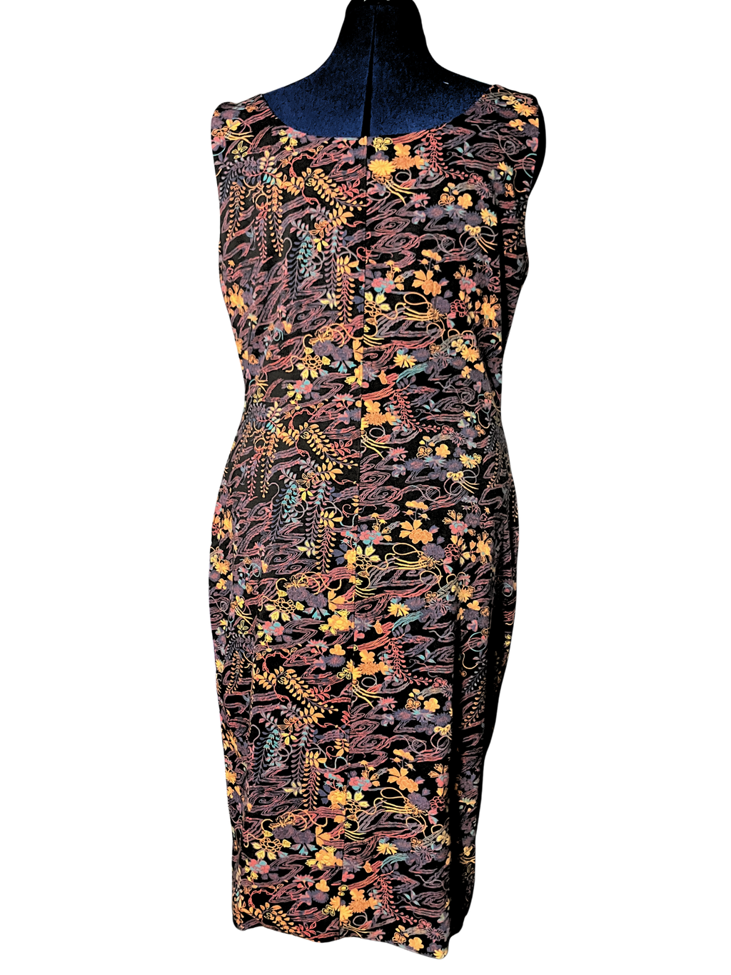Peruvian Connection — Sheath Dress | Pima cotton with botanical floral print · Sz XL