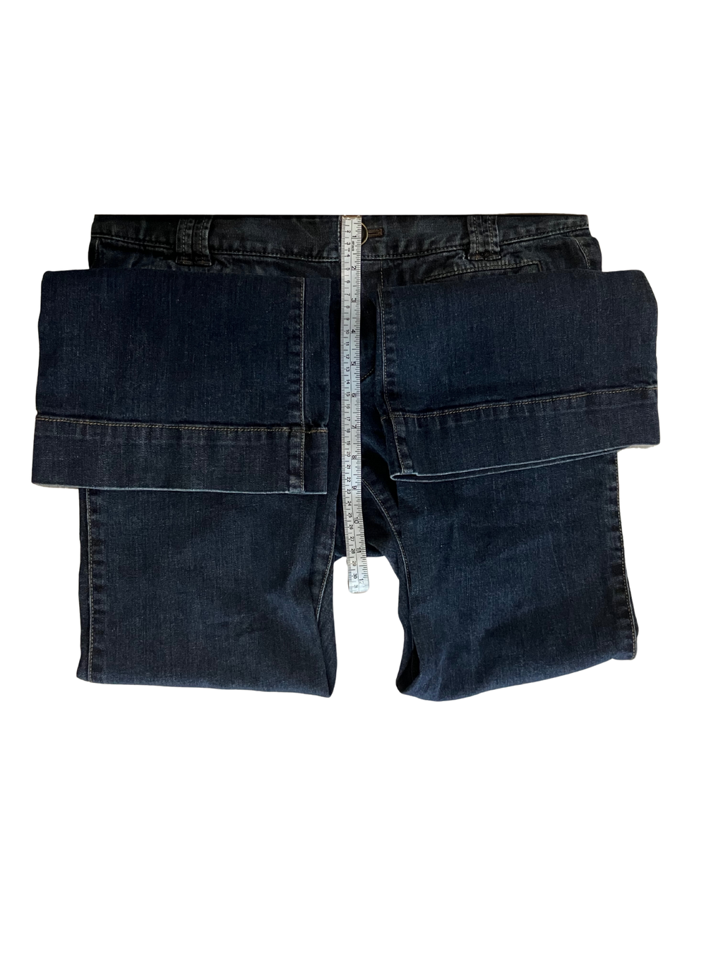 LOFT Petites Straight Leg Jeans Dark Wash Size 6P - Stretch Denim