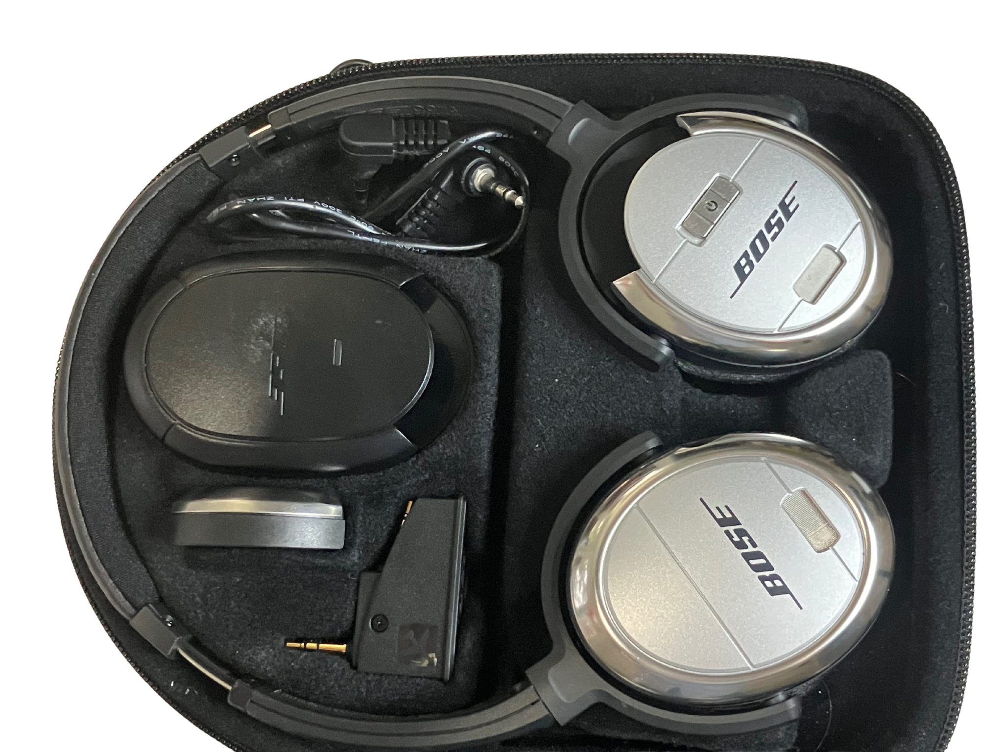Bose QuietComfort 15 Acoustic Noise Cancelling Headphones – Silver/Black
