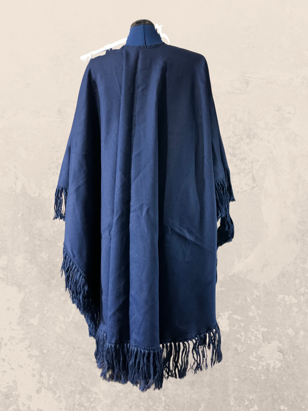 Condor — Alpaca Cape | Peruvian fringe trim, one size · Sz OS