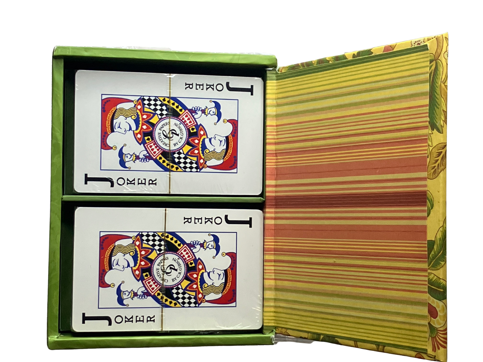 Waverly Samsara Double Deck Playing Cards Jumbo Index Magnetic Box Floral