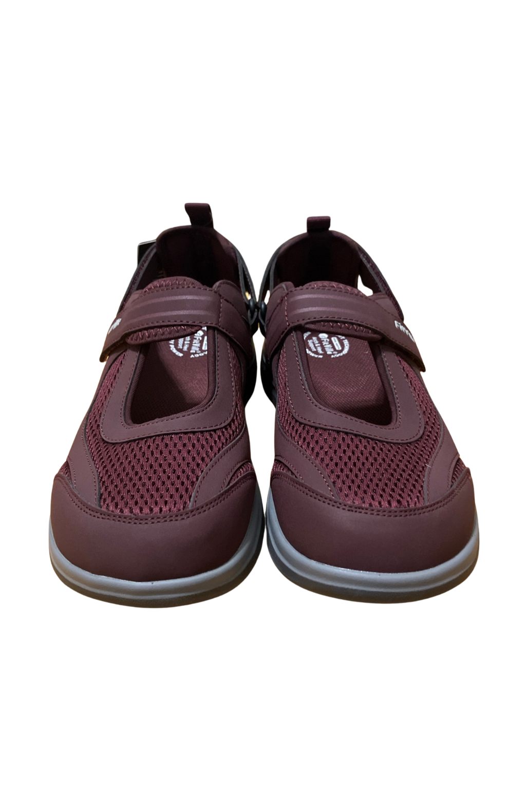 FitVille Women’s Comfort Mary Jane Walking Shoes Size 9.5W Burgundy